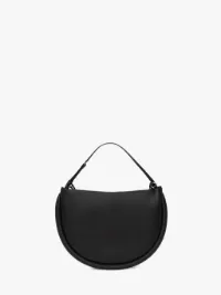 MEDIUM BUMPER-MOON LEATHER CROSSBODY BAG in black | JW MEDIUM BUMPER-MOON LEATHER CROSSBODY BAG in black | JW