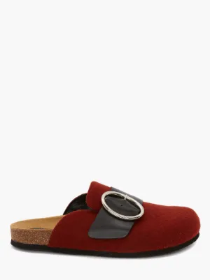 Red best sale loafer mules