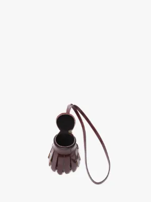 MINI TASSEL BAG - LEATHER CROSSBODY BAG in red | JW Anderson ES