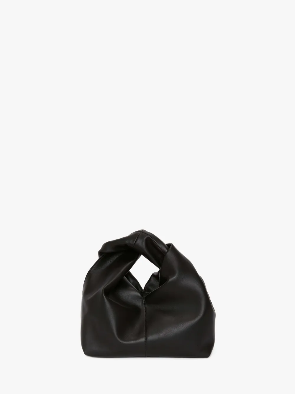 MINI TWISTER HOBO - LEATHER MINI BAG in black | JW Anderson
