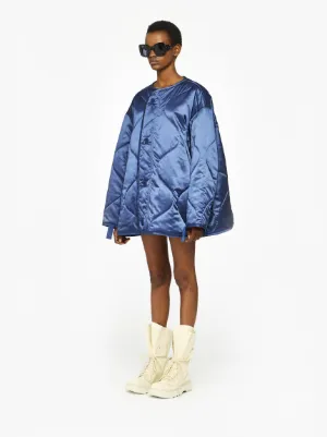 OVERSIZED QUILTED JACKET in blue JW Anderson US