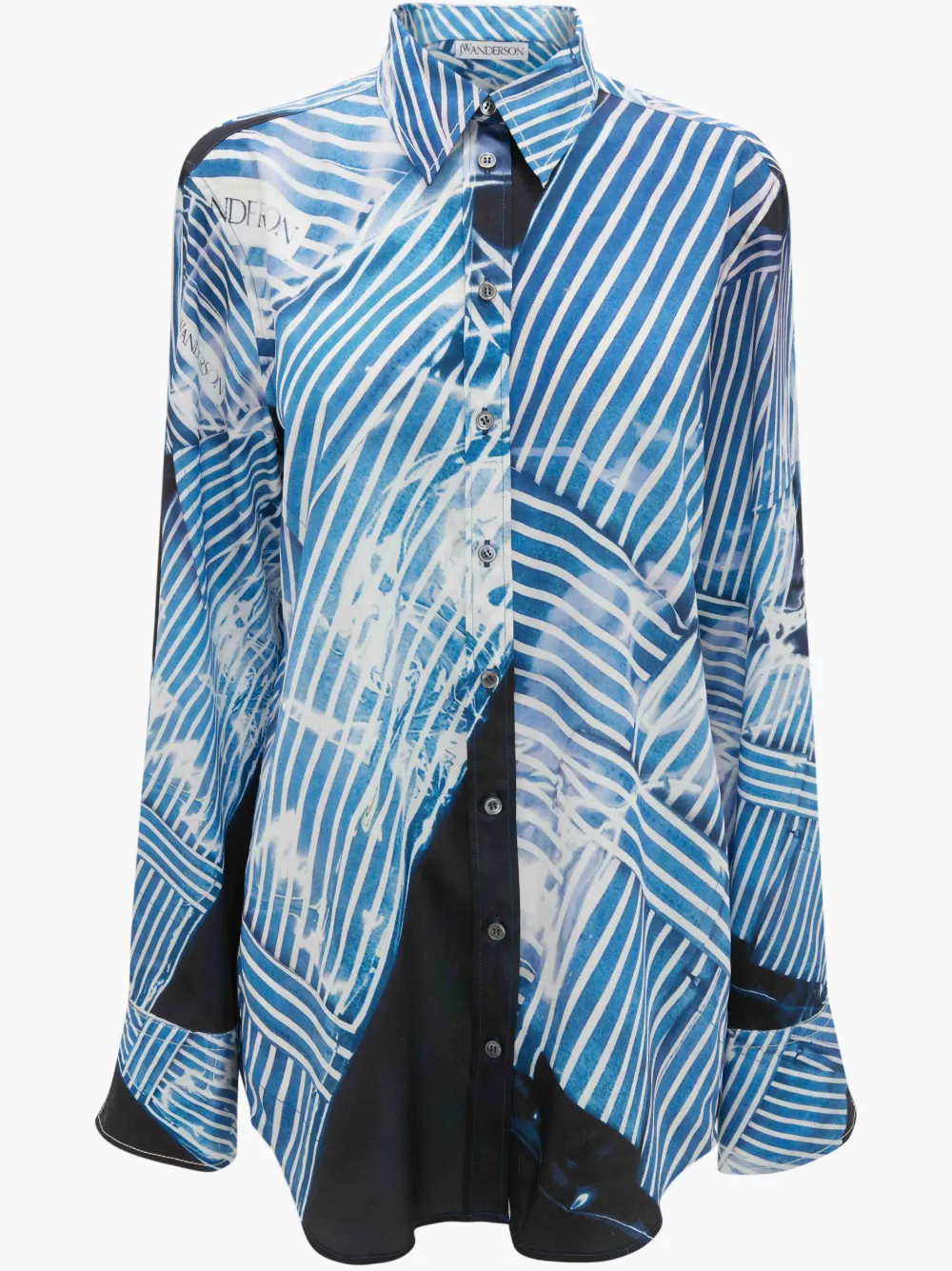 OVERSIZED SHIRT in blue | JW Anderson OVERSIZED SHIRT in blue | JW Anderson
