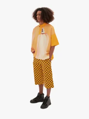 OVERSIZED VEGGIE POLO SHIRT in orange | JW Anderson US