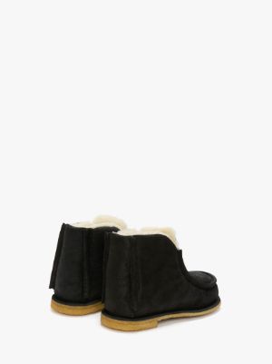 PADDED ANKLE BOOTS in black | JW Anderson TH