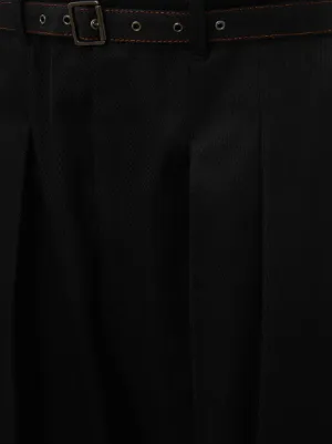Pantaloni gamba larga in nero | JW Anderson