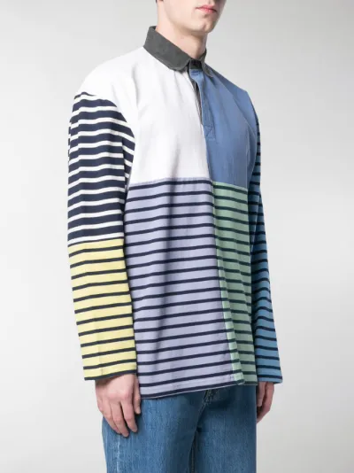 JW Anderson patchwork rugby jersey long 