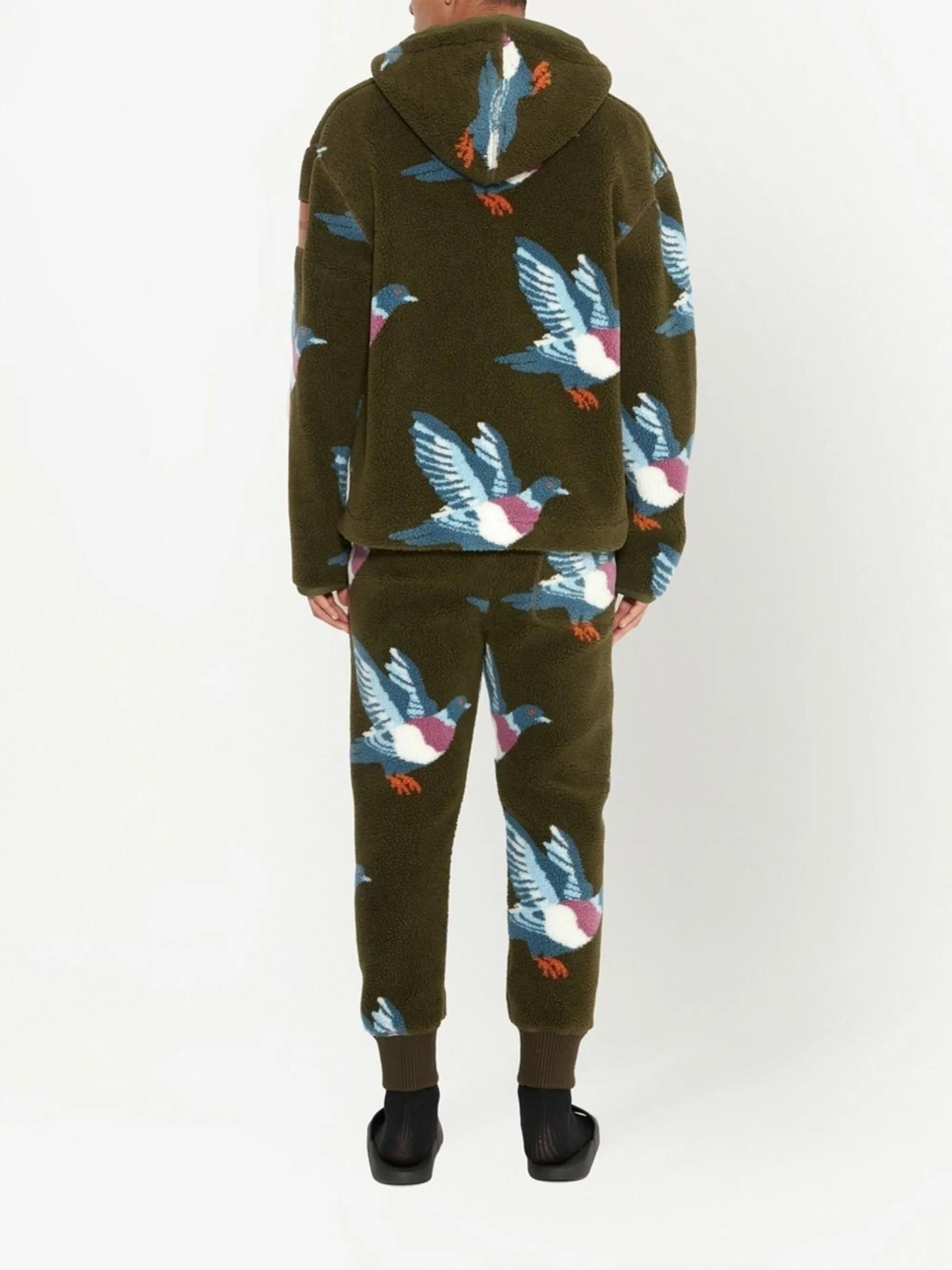 JW Anderson pigeon-pattern zip-fastening hoodie | Eraldo.com TV