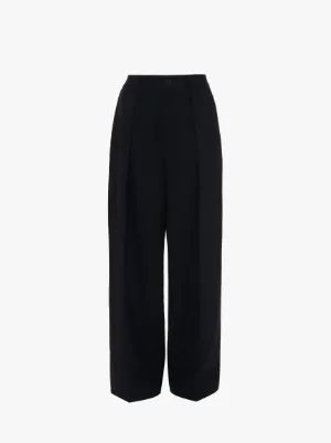 PLEATED TROUSERS in blue | JW Anderson US
