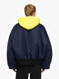 カーブヘム ボンバージャケット in ブラック | JW Anderson JP