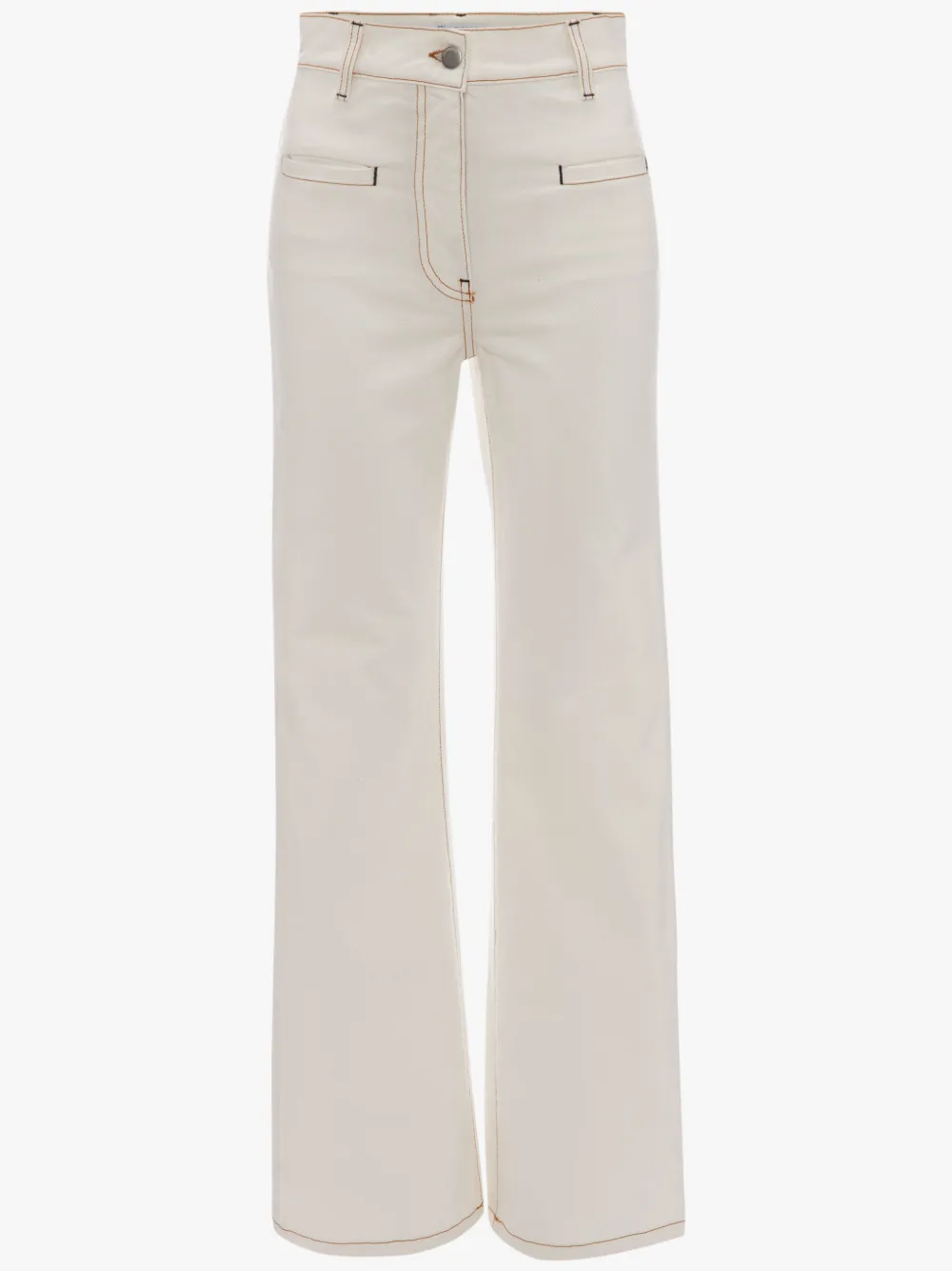 SLIM FLARE TROUSERS in neutrals | JW Anderson
