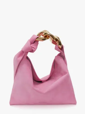 pink chain bag