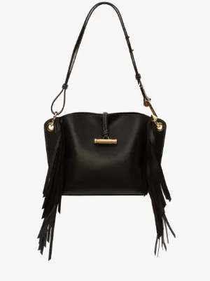 SMALL FRINGE HOIST BAG in 999 | JW Anderson US SMALL FRINGE HOIST BAG in 999 | JW Anderson US