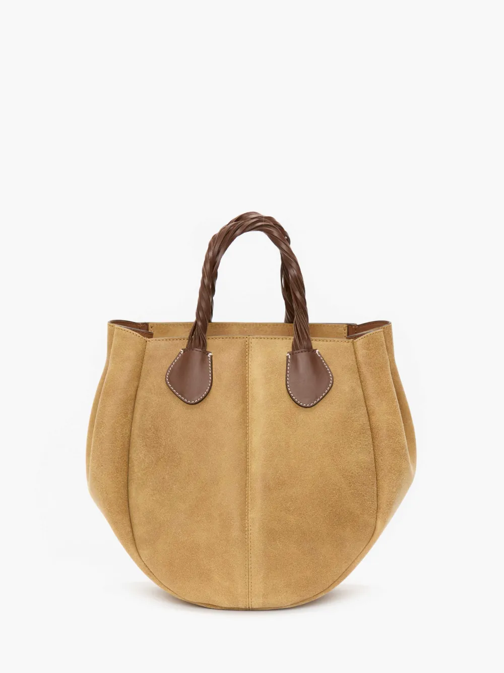 SMALL PUNCH TOTE LEATHER SHOULDER BAG in neutrals JW Anderson IE