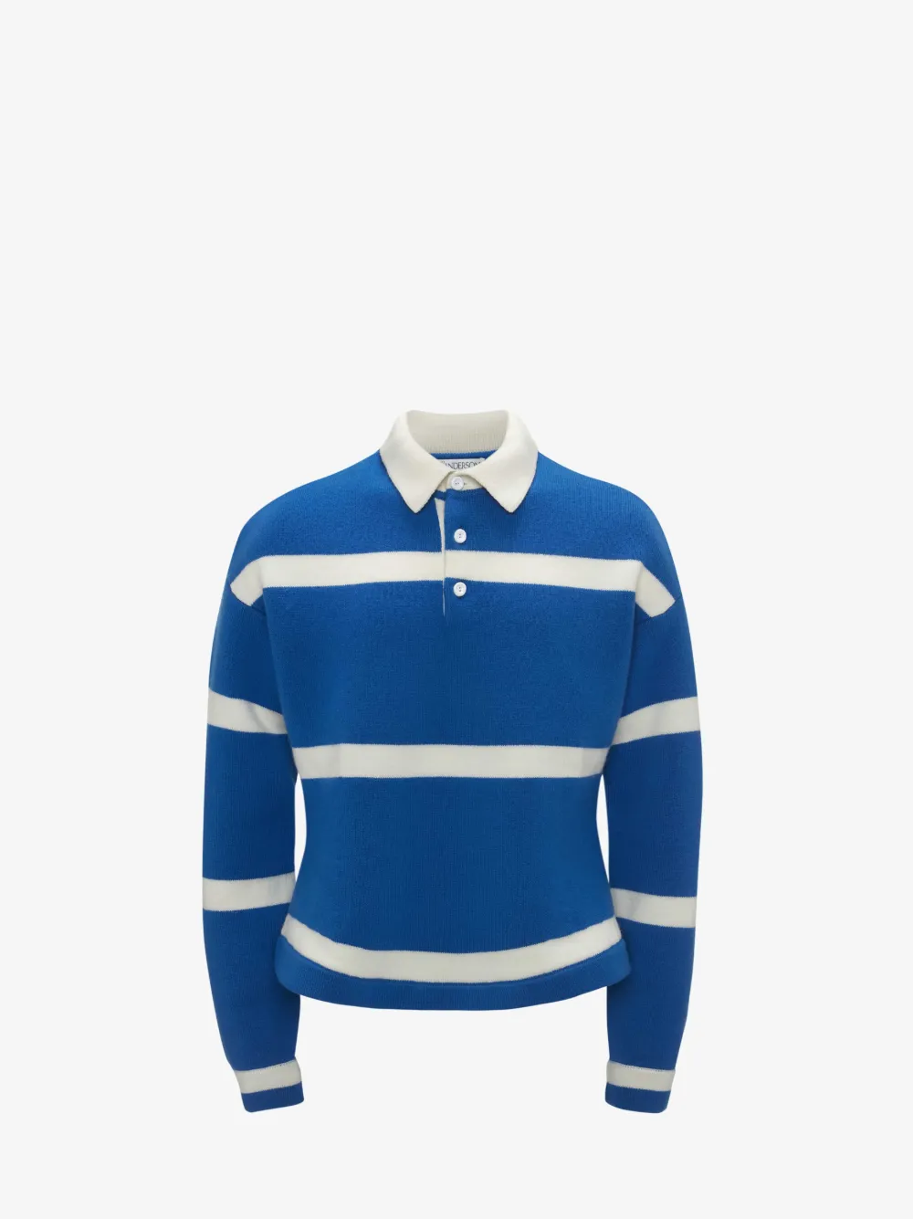 STRUCTURED POLO TOP in blue | JW Anderson IN