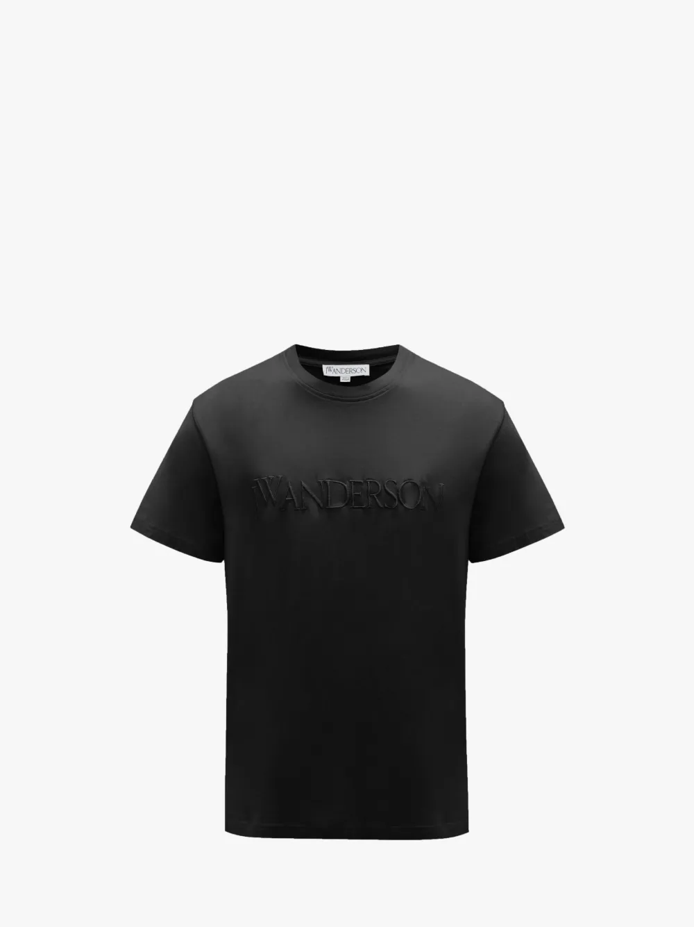 ロゴエンブロイダリー Tシャツ in ブラック | JW Anderson JP