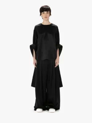 TAB SLEEVE TOP in black | JW Anderson US