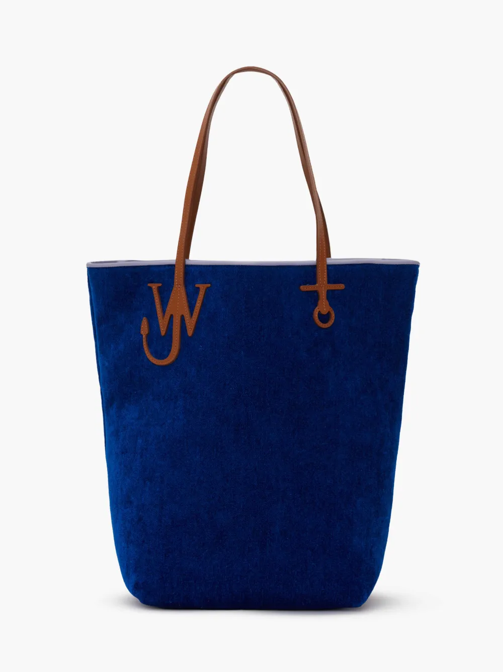 TALL ANCHOR TOTE CHENILLE TOTE BAG in blue JW Anderson AU