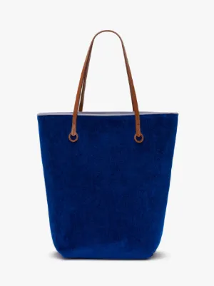 TALL ANCHOR TOTE CHENILLE TOTE BAG in blue JW Anderson HK