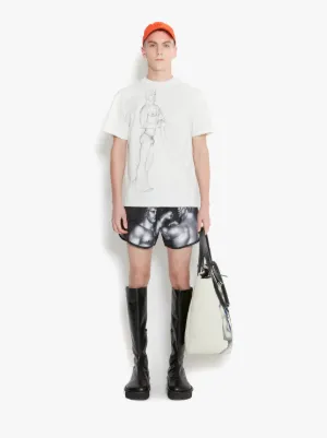 TOM OF FINLAND - FITTED SHORT SLEEVE T-SHIRT in white | JW Anderson