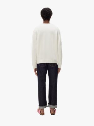 TURN UP SLIM FIT JEANS in blue | JW Anderson FR