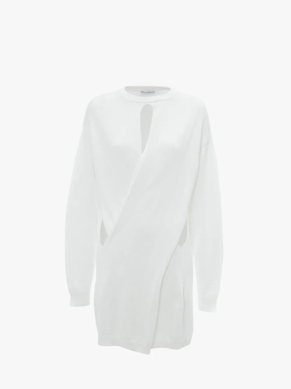 JWANDERSON ホワイト ツイストフロントトップス