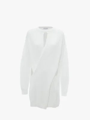 JWANDERSON ホワイト ツイストフロントトップス