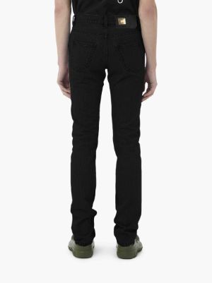 TWISTED SLIM FIT JEANS in black | JW Anderson