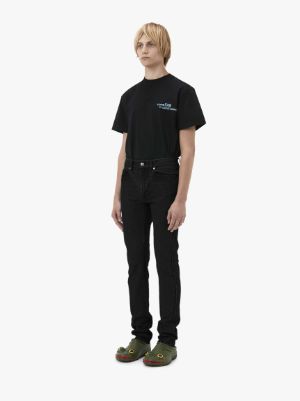 TWISTED SLIM FIT JEANS in black | JW Anderson