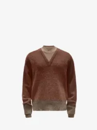 グラデーション Vネックセーター の ブラウン | JW Anderson JP