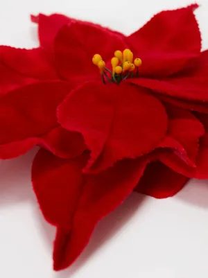 Poinsettia brooch hotsell