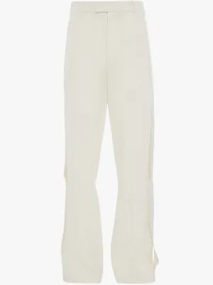 wide leg tuxedo trousers