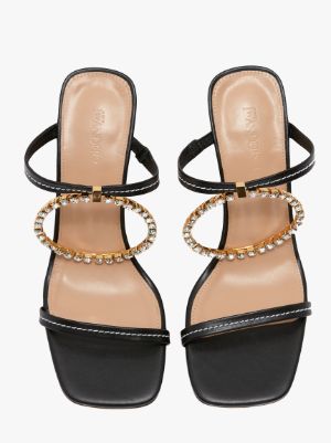 Buckle hotsell heeled sandals