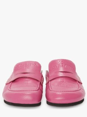 WOMEN'S LOAFER MULE in pink | JW Anderson