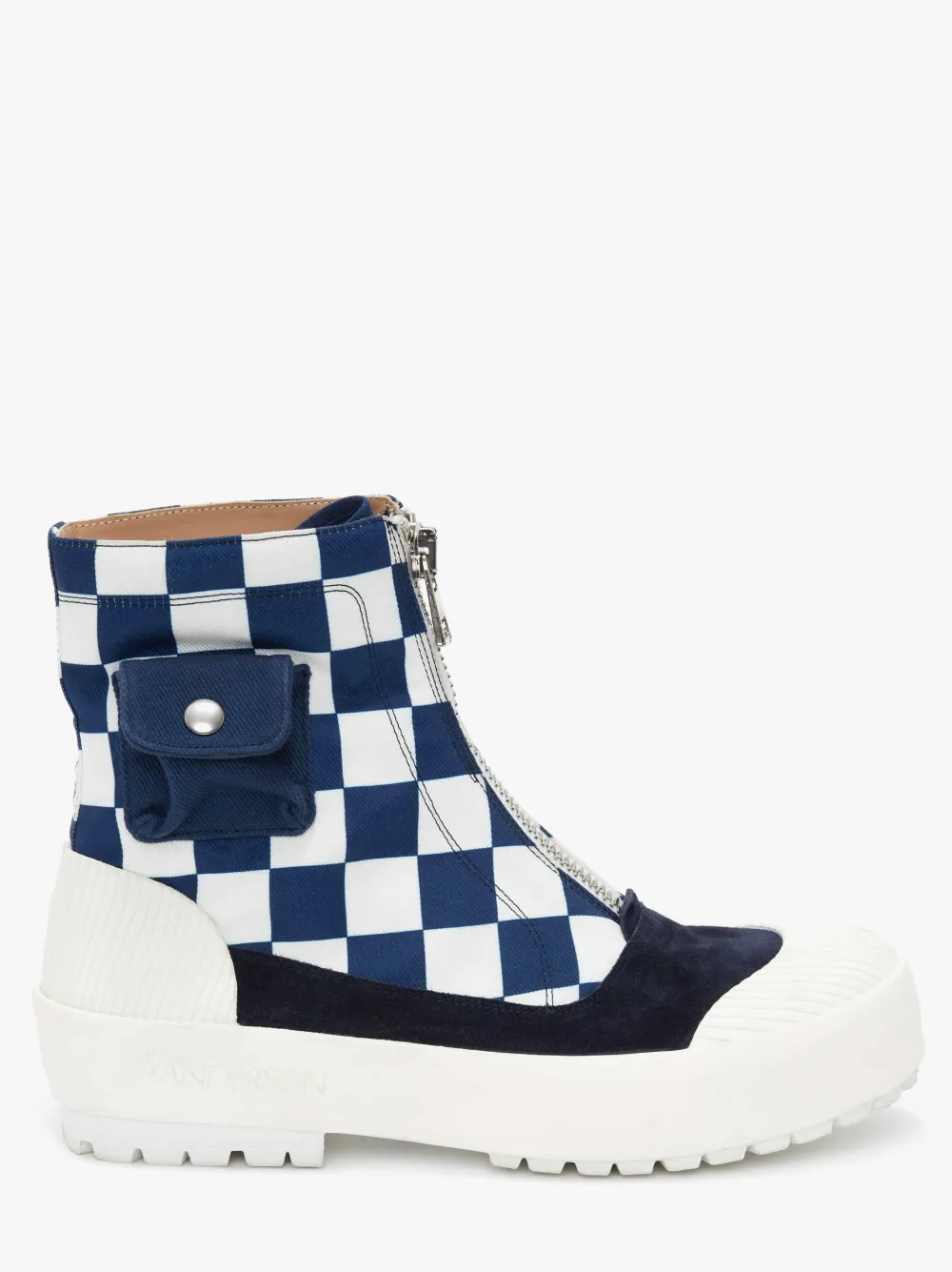 WOMEN'S ZIPPER DUCK BOOT in blue JW Anderson