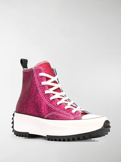 jw anderson x converse run star hike high top sneakers