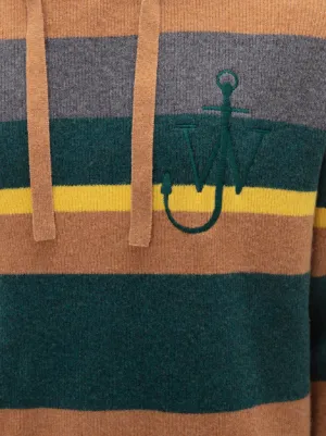 ストライプ ニットパーカー in ニュートラル | JW Anderson JP