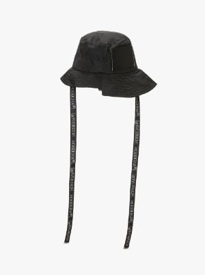 不对称设计渔夫帽in 黑色