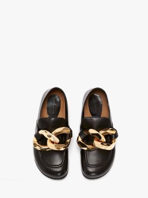 サイズ42 JW Anderson チェーンバックレスレザーローファー 新品本物-