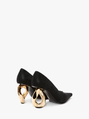 チェーンヒール パンプス in ブラック | JW Anderson JP