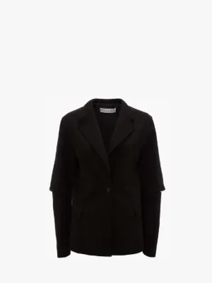 JW ANDERSON ブラック カットアウト長袖トップス