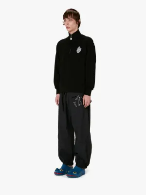 JW ANDERSON ハーフジップスウェット