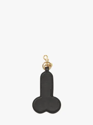 ペニス レザーキーリング in ブラック | JW Anderson JP