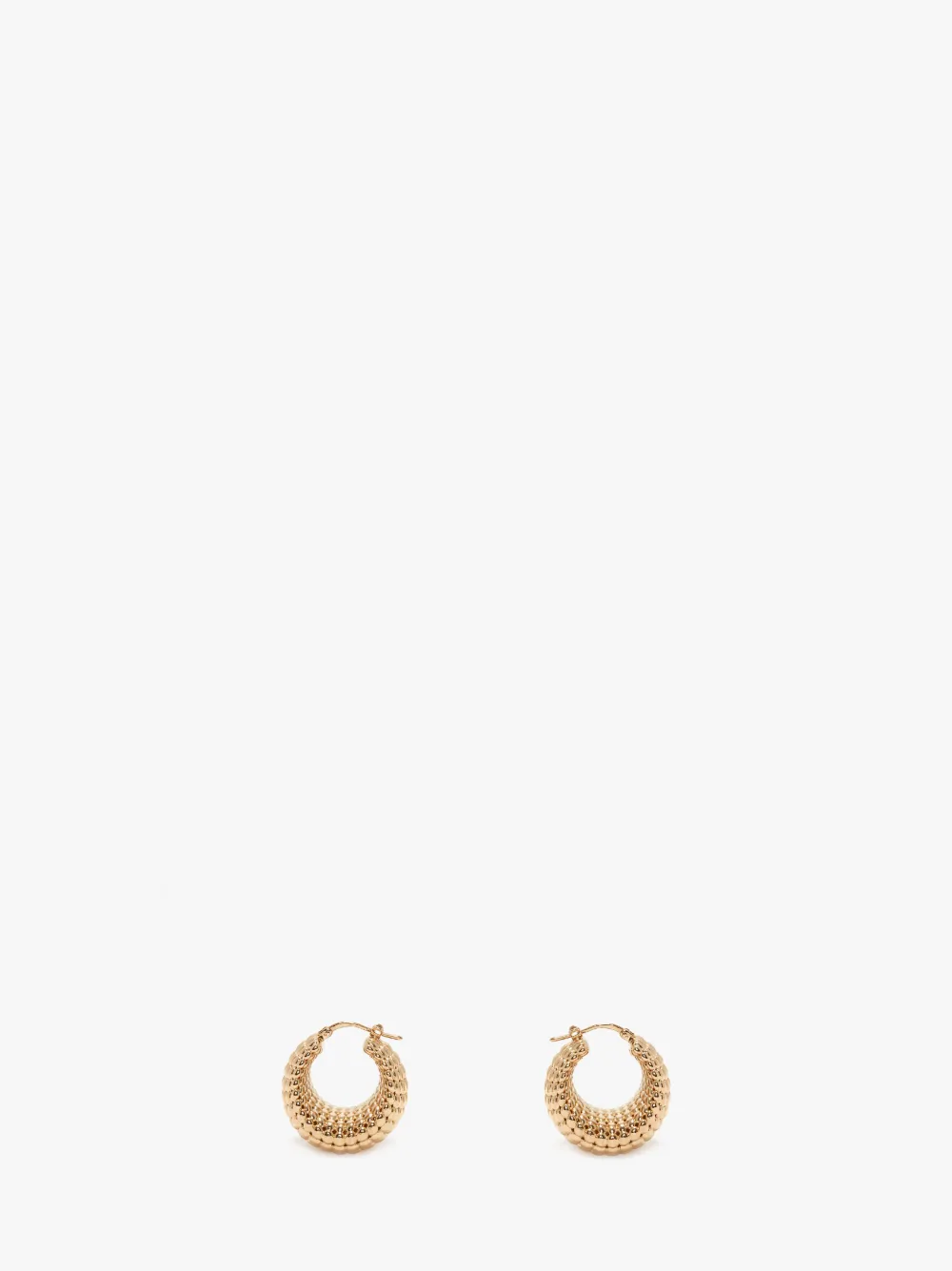 バブル フープピアス in ゴールドトーン | JW Anderson JP