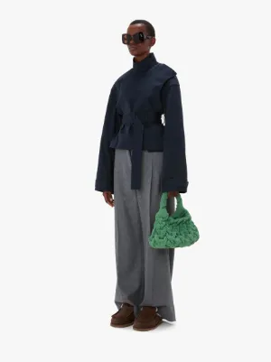 ラップ トレンチジャケット in ブルー | JW Anderson JP