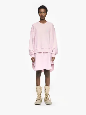 レイヤード スウェットシャツドレス in ピンク | JW Anderson JP