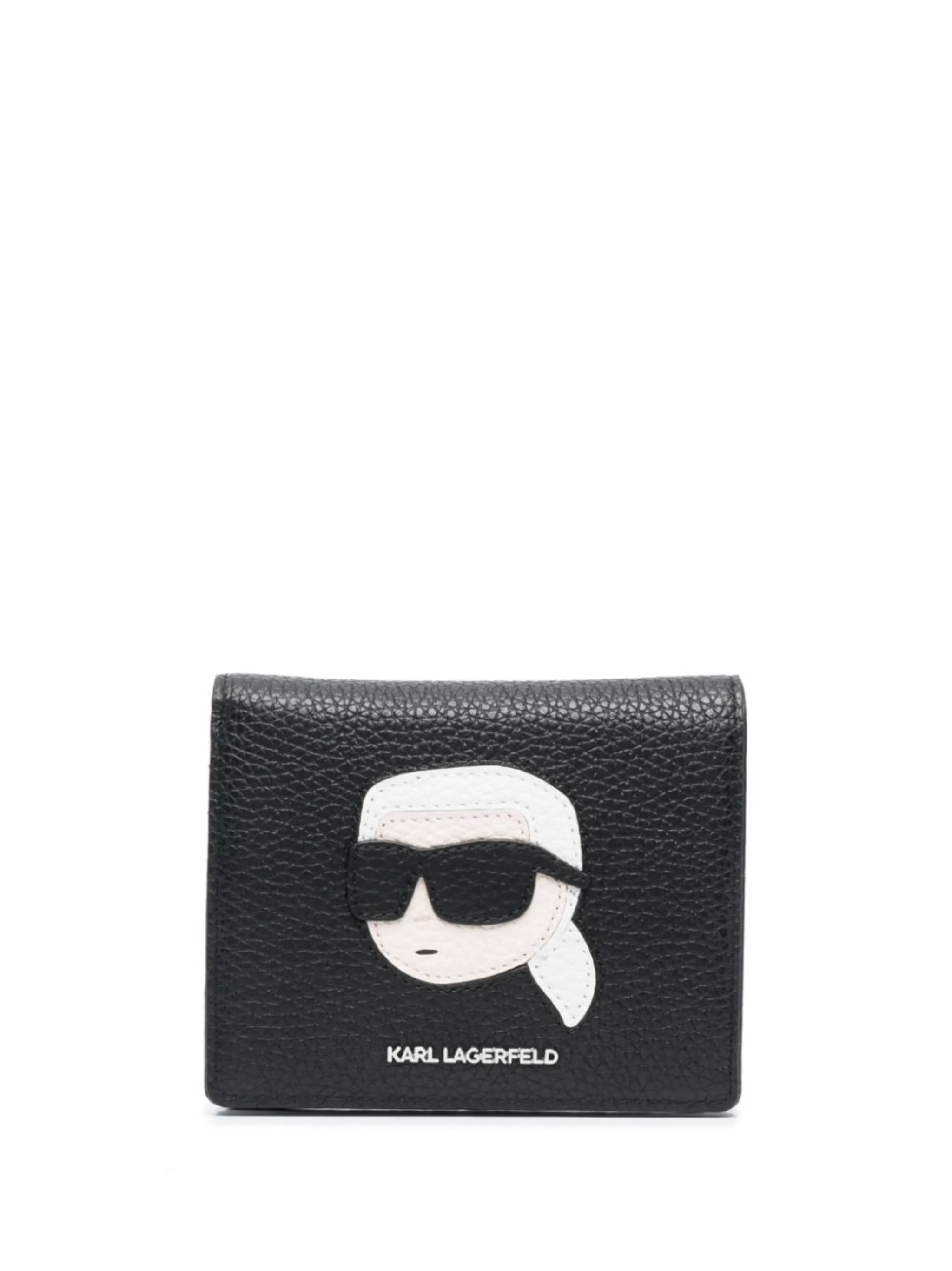 KARL LAGERFELD leather online wallet with front side insignia