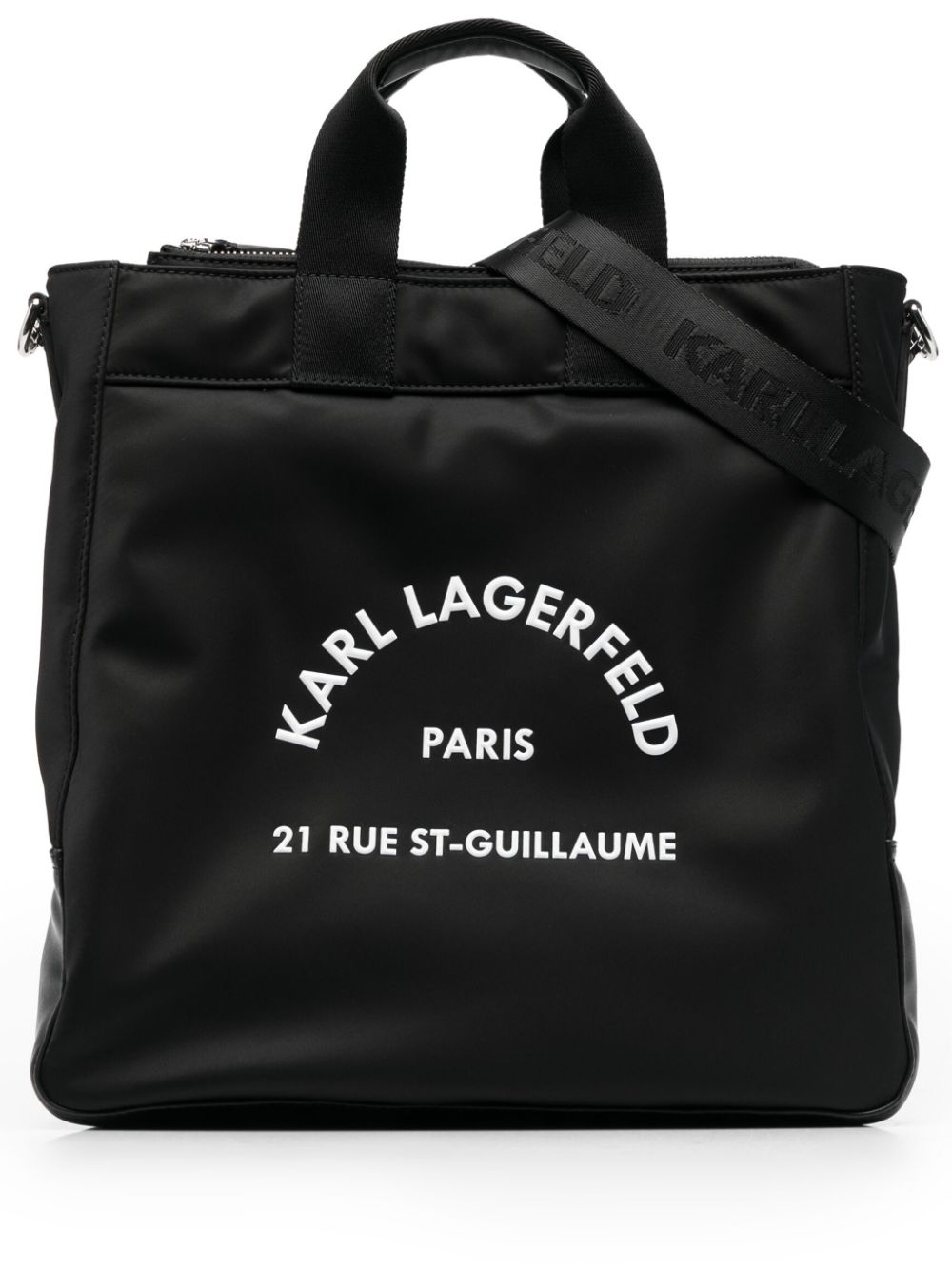 Karl Lagerfeld Logo-Print Tote Bag