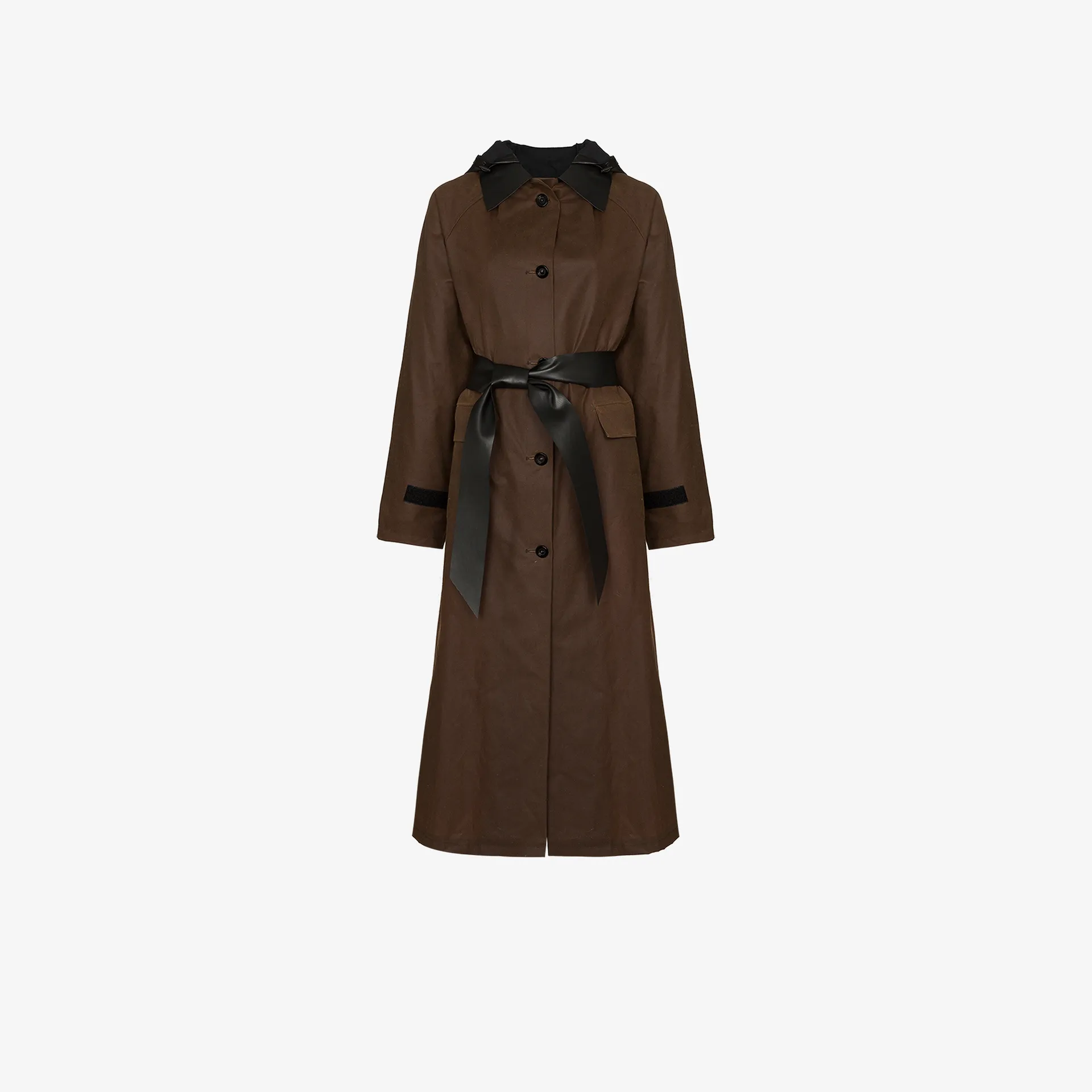 waxed canvas trench coat