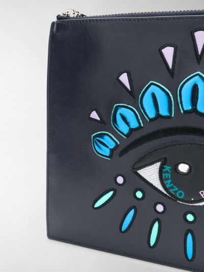 kenzo eye clutch