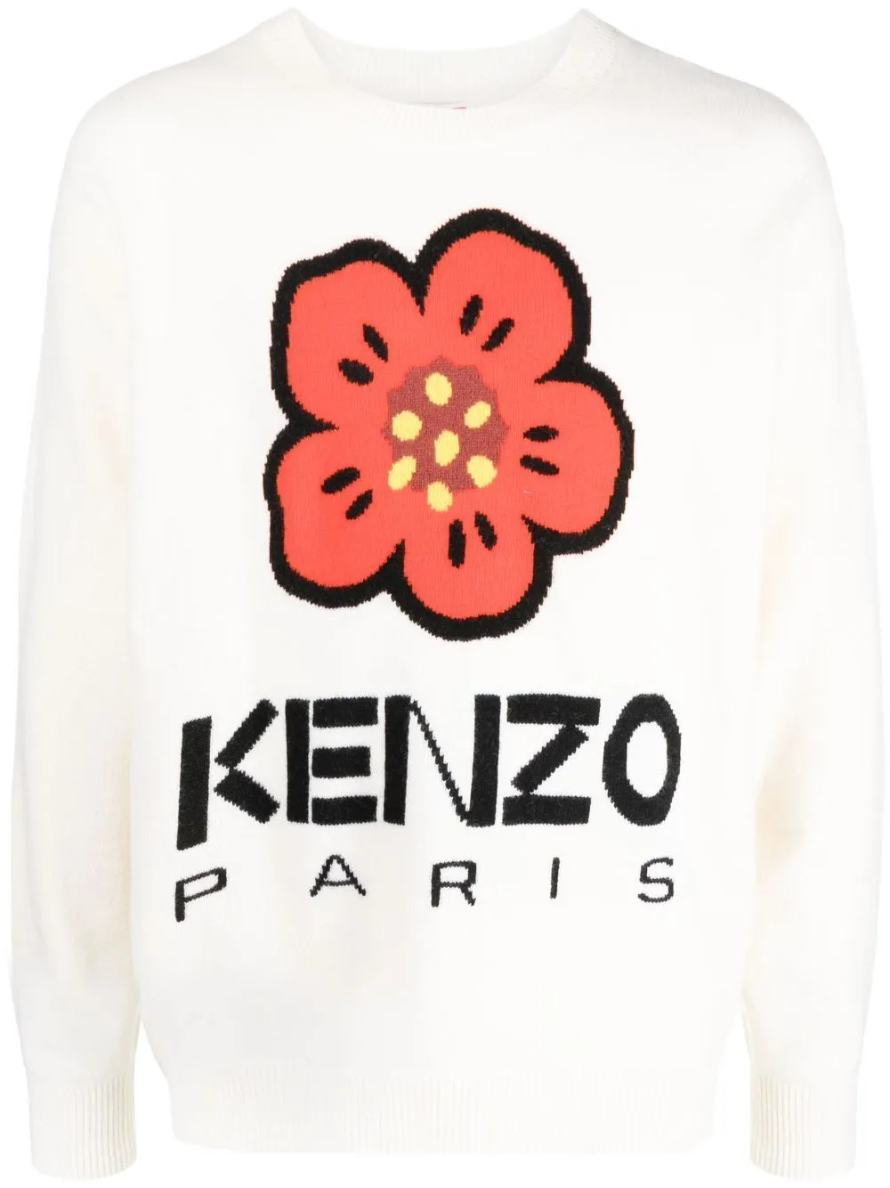 Kenzo eye 2025 logo knitted jumper